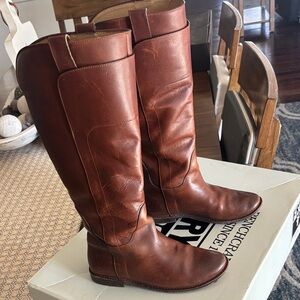 Brown Leather Frye Boots